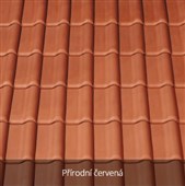 CREATON Futura Taška základní 1/1 přírodní červená